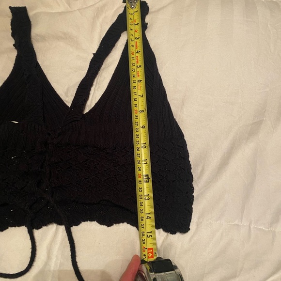 Forever 21 crochet crop top size large - Picture 4 of 10